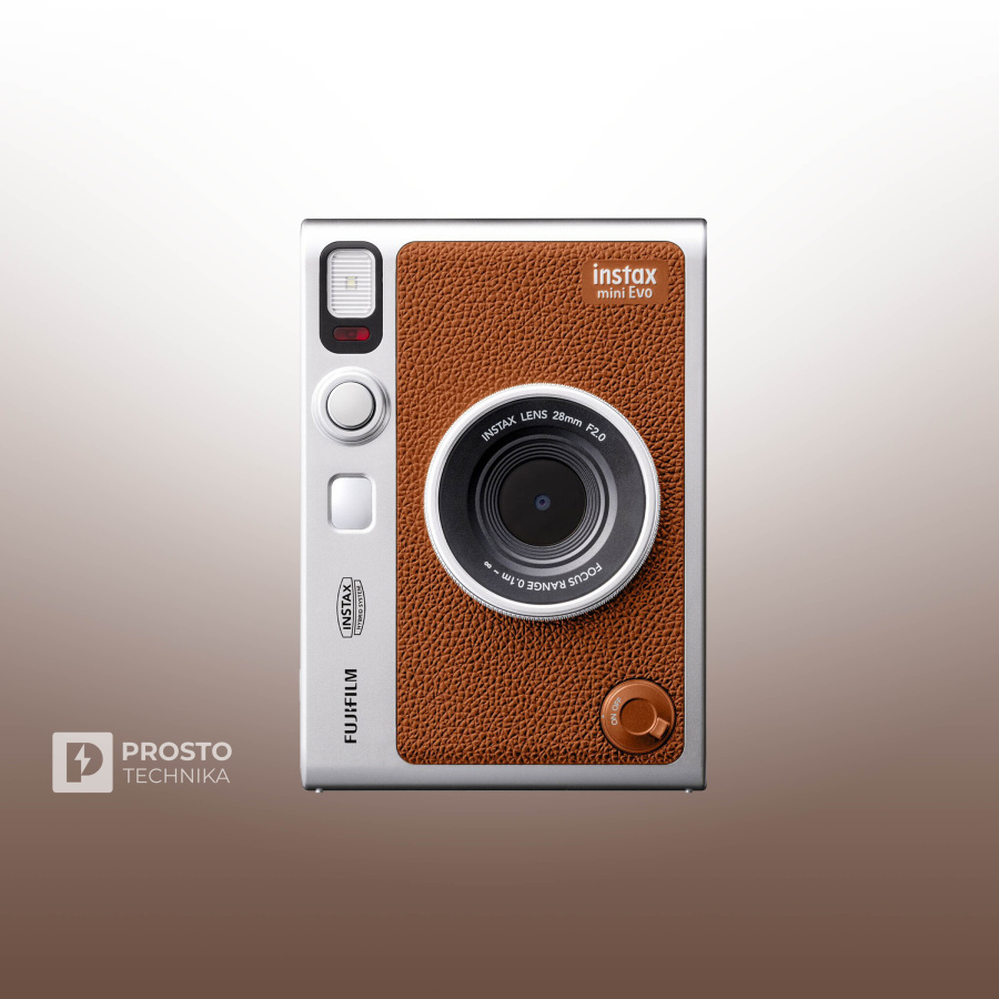 Фотоаппарат моментальной печати Fujifilm Instax Mini Evo Коричневый